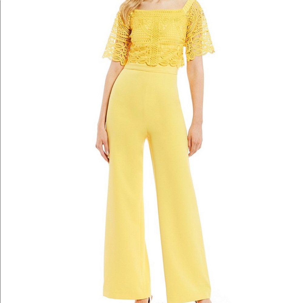 ANTONIO Melani mustard yellow jumpsuit